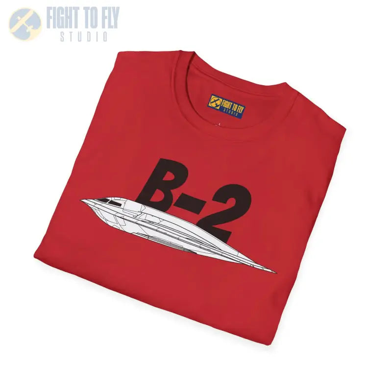 B-2 Side Profile T-Shirt – Stealth Bomber Tee - Pilot gifts - WWII warbird t-shirt