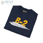 B-2 Spirit Stealth Bomber Side Profile T-Shirt - Pilot gifts - WWII warbird t-shirt
