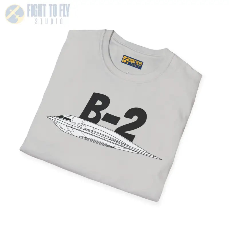 B-2 Spirit Stealth Bomber Side Profile T-Shirt - Pilot gifts - WWII warbird t-shirt
