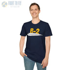 B-2 Spirit Stealth Bomber Side Profile T-Shirt - Pilot gifts - WWII warbird t-shirt