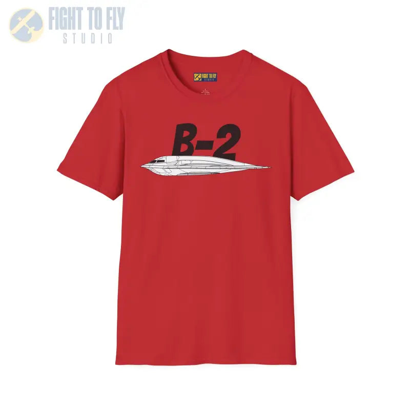 B-2 Side Profile T-Shirt – Stealth Bomber Tee - Pilot gifts - WWII warbird t-shirt