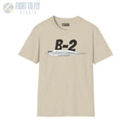 B-2 Spirit Stealth Bomber Side Profile T-Shirt - Pilot gifts - WWII warbird t-shirt