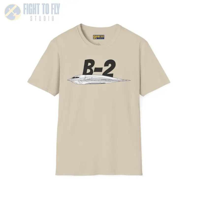 B-2 Side Profile T-Shirt – Stealth Bomber Tee - Pilot gifts - WWII warbird t-shirt