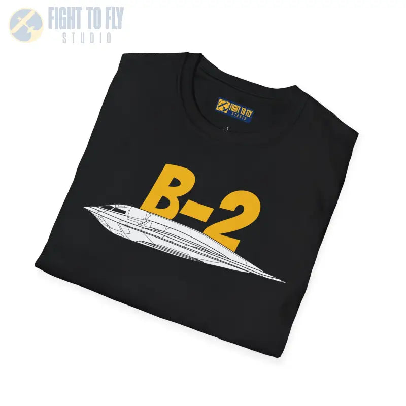 B-2 Spirit Stealth Bomber Side Profile T-Shirt - Pilot gifts - WWII warbird t-shirt