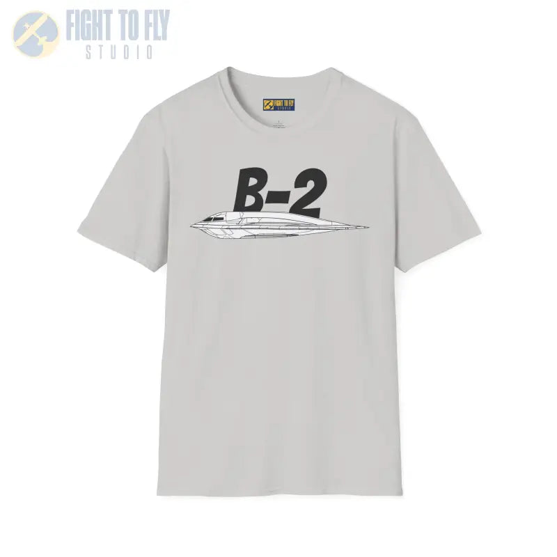B-2 Side Profile T-Shirt – Stealth Bomber Tee - Pilot gifts - WWII warbird t-shirt