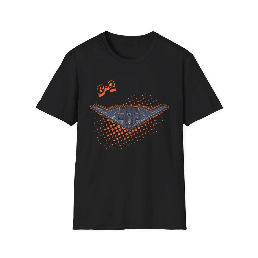 B-2 Spirit Comic Style T-Shirt - Pilot gifts - WWII warbird t-shirt