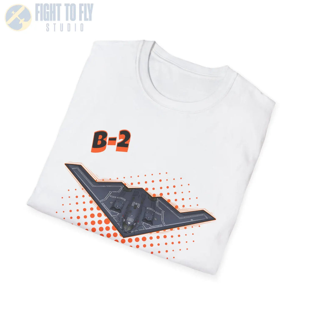 B-2 Spirit Comic Style T-Shirt - Pilot gifts - WWII warbird t-shirt