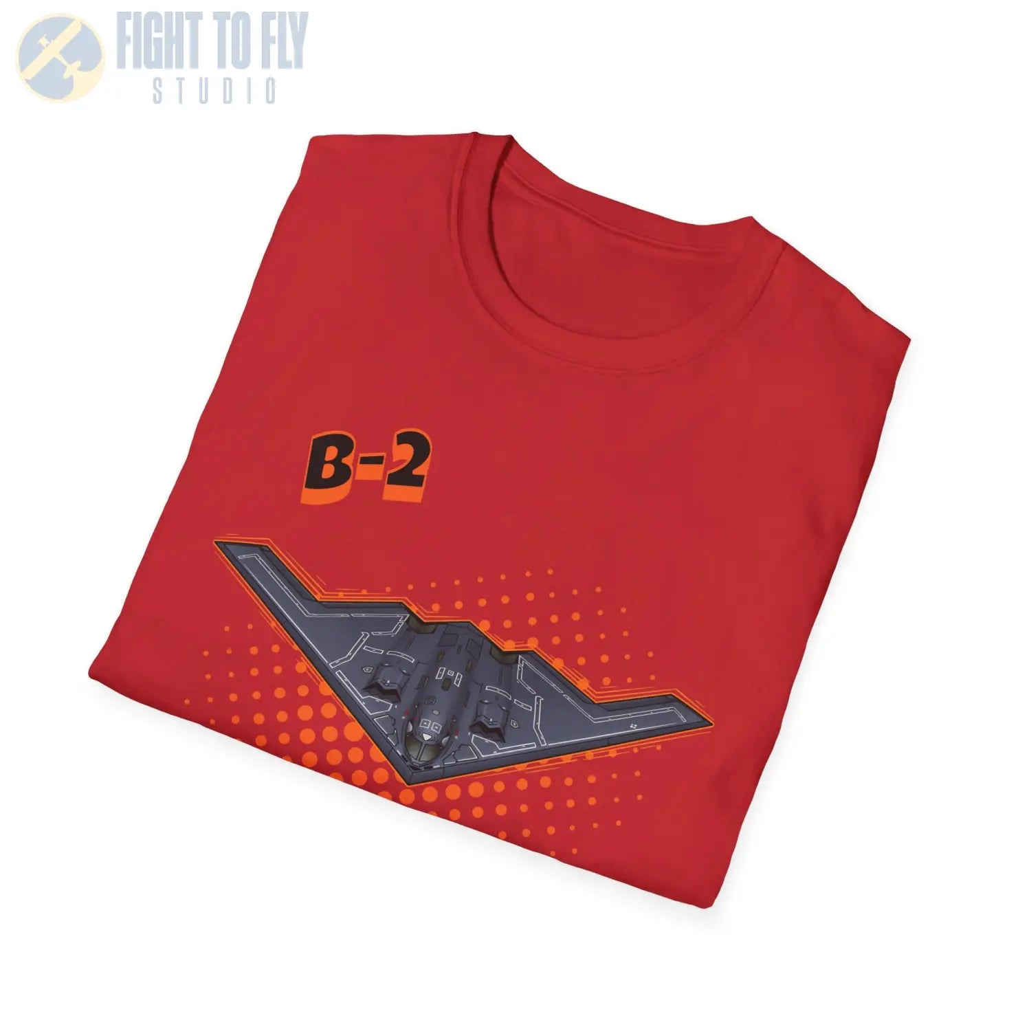 B-2 Spirit Comic Style T-Shirt - Pilot gifts - WWII warbird t-shirt