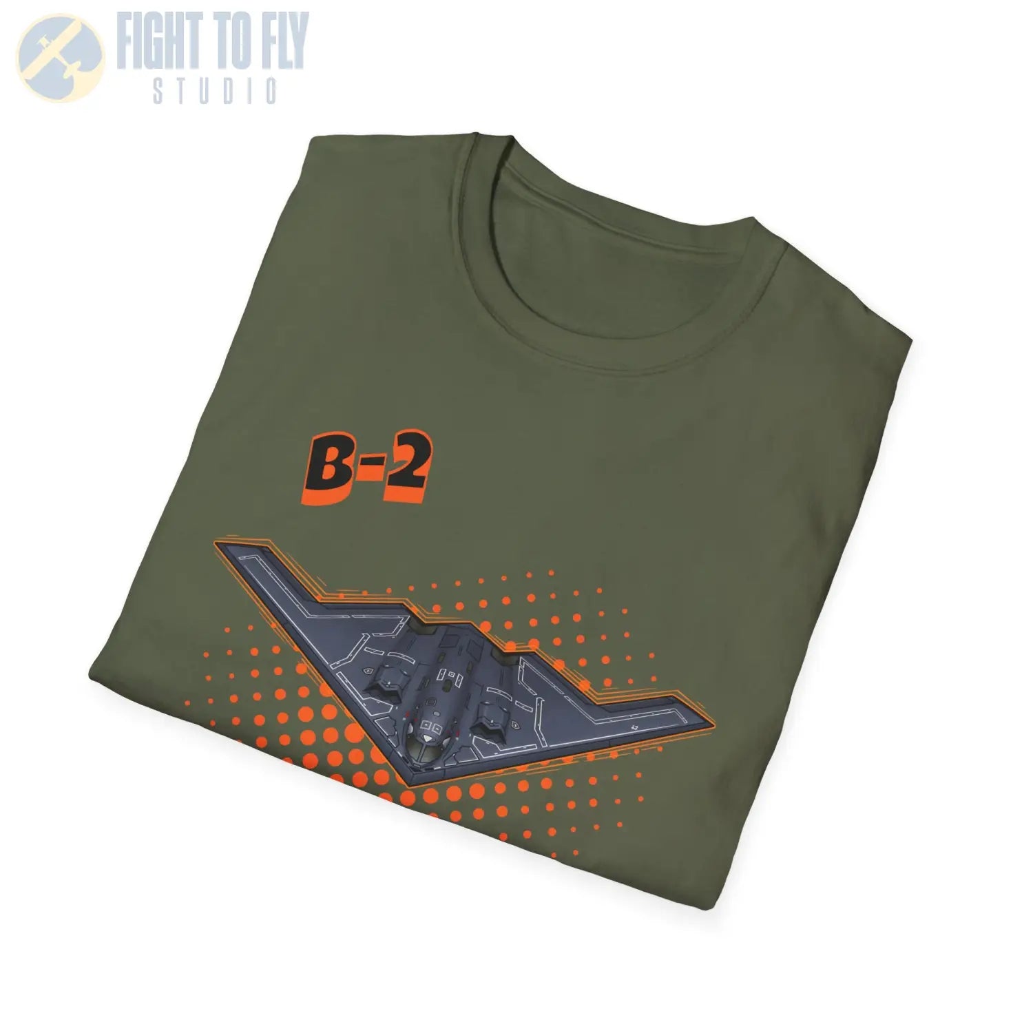 B-2 Spirit Comic Style T-Shirt - Pilot gifts - WWII warbird t-shirt