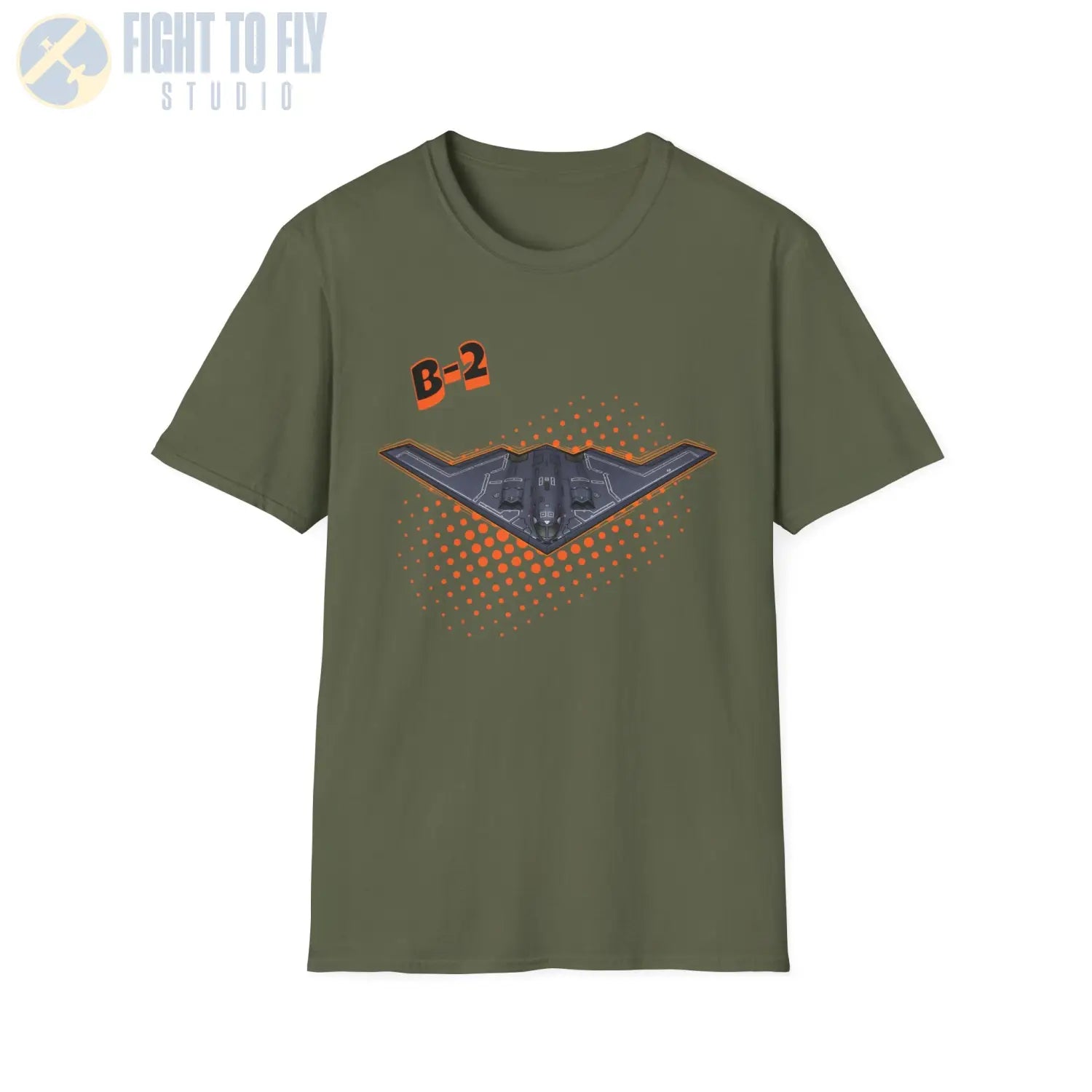 B-2 Spirit Comic Style T-Shirt - Pilot gifts - WWII warbird t-shirt