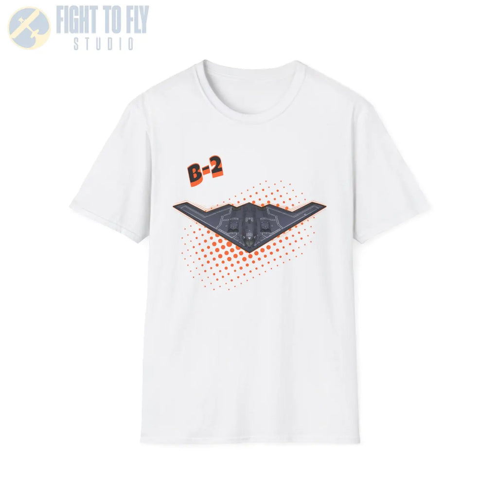 B-2 Spirit Comic Style T-Shirt - Pilot gifts - WWII warbird t-shirt