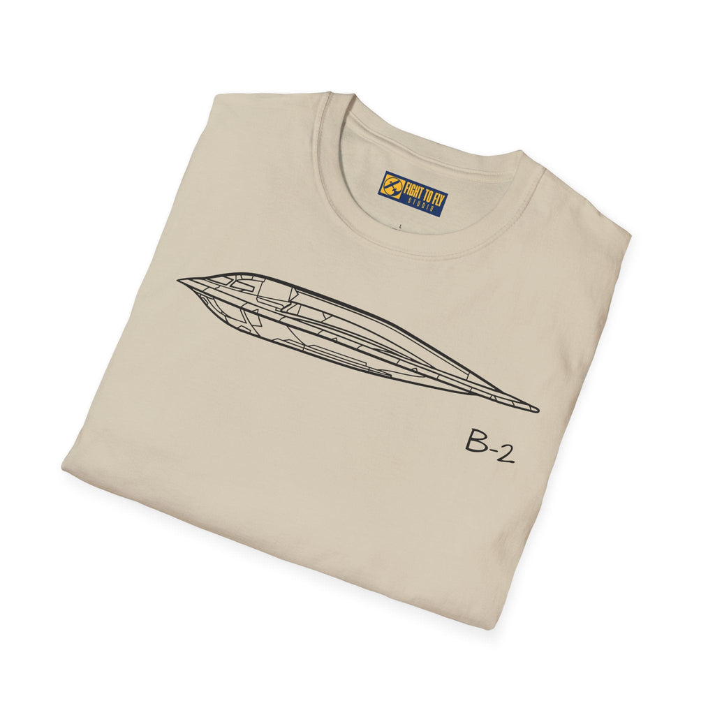 B-2 T-Shirt – Spirit Stealth Bomber Aviation Tee - Gifts for pilots - apparel