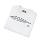 B-2 Spirit Stealth Bomber T-Shirt - Pilot gifts - WWII warbird t-shirt