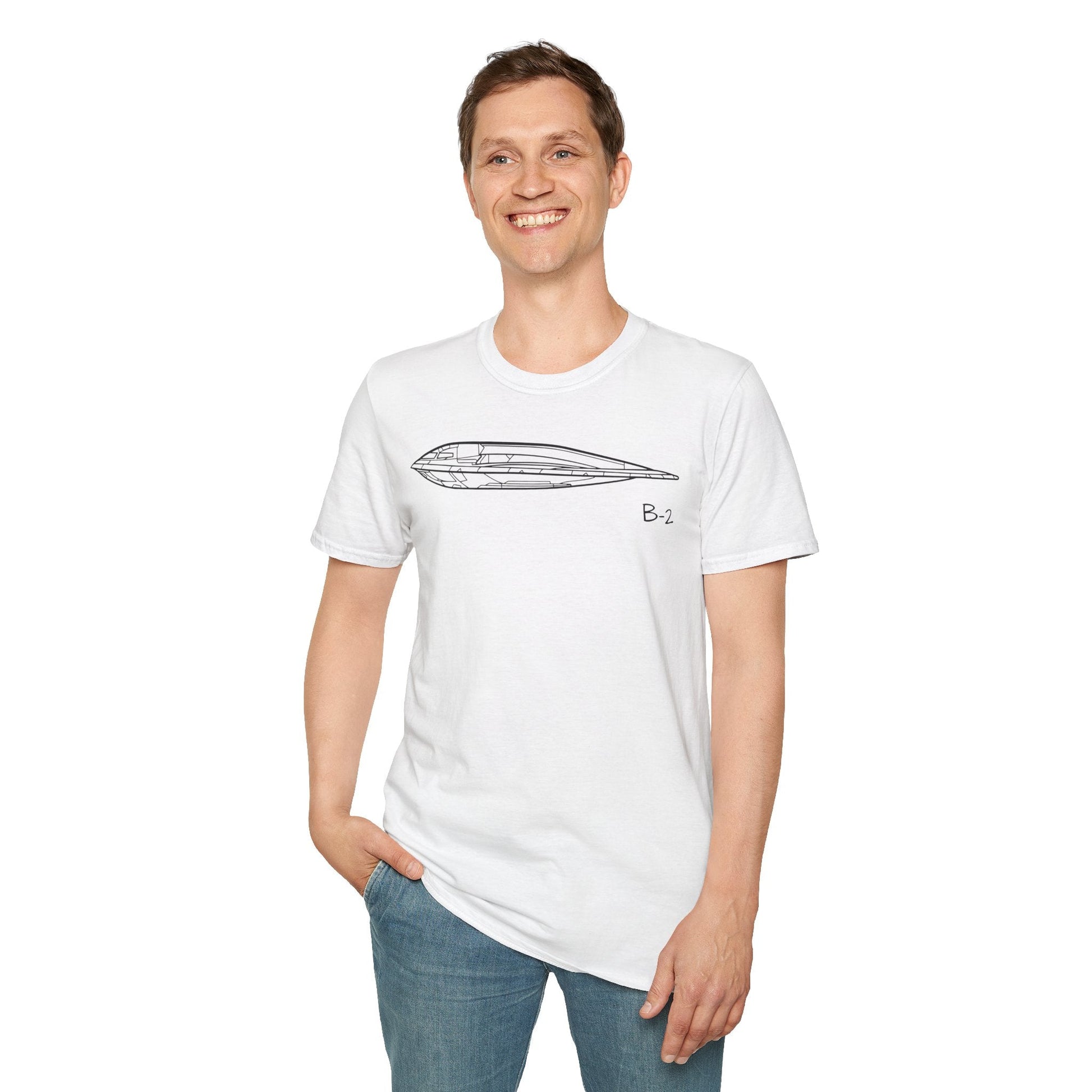 B-2 T-Shirt – Spirit Stealth Bomber Aviation Tee - Gifts for pilots - apparel