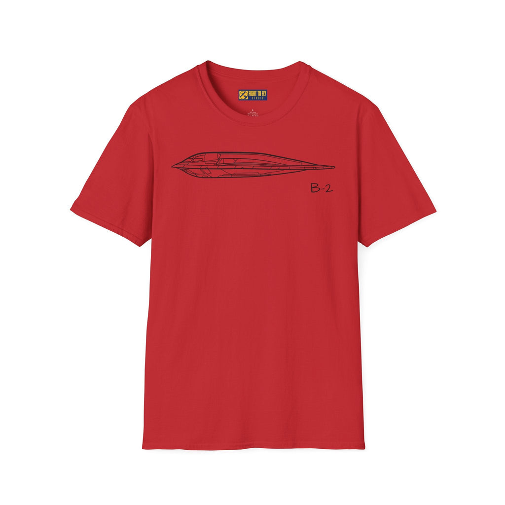 B-2 T-Shirt – Spirit Stealth Bomber Aviation Tee - Gifts for pilots - apparel