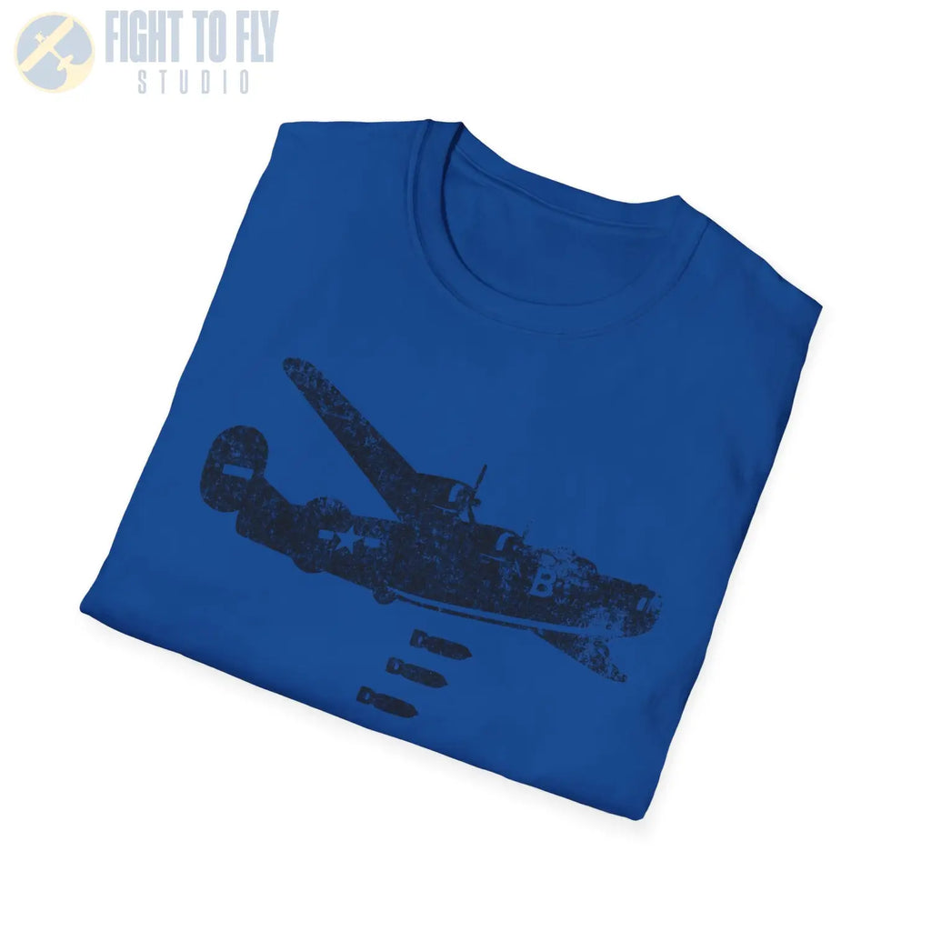 B-24 Liberator “Bomb Run” WWII T-Shirt - Pilot gifts - warbird t-shirt