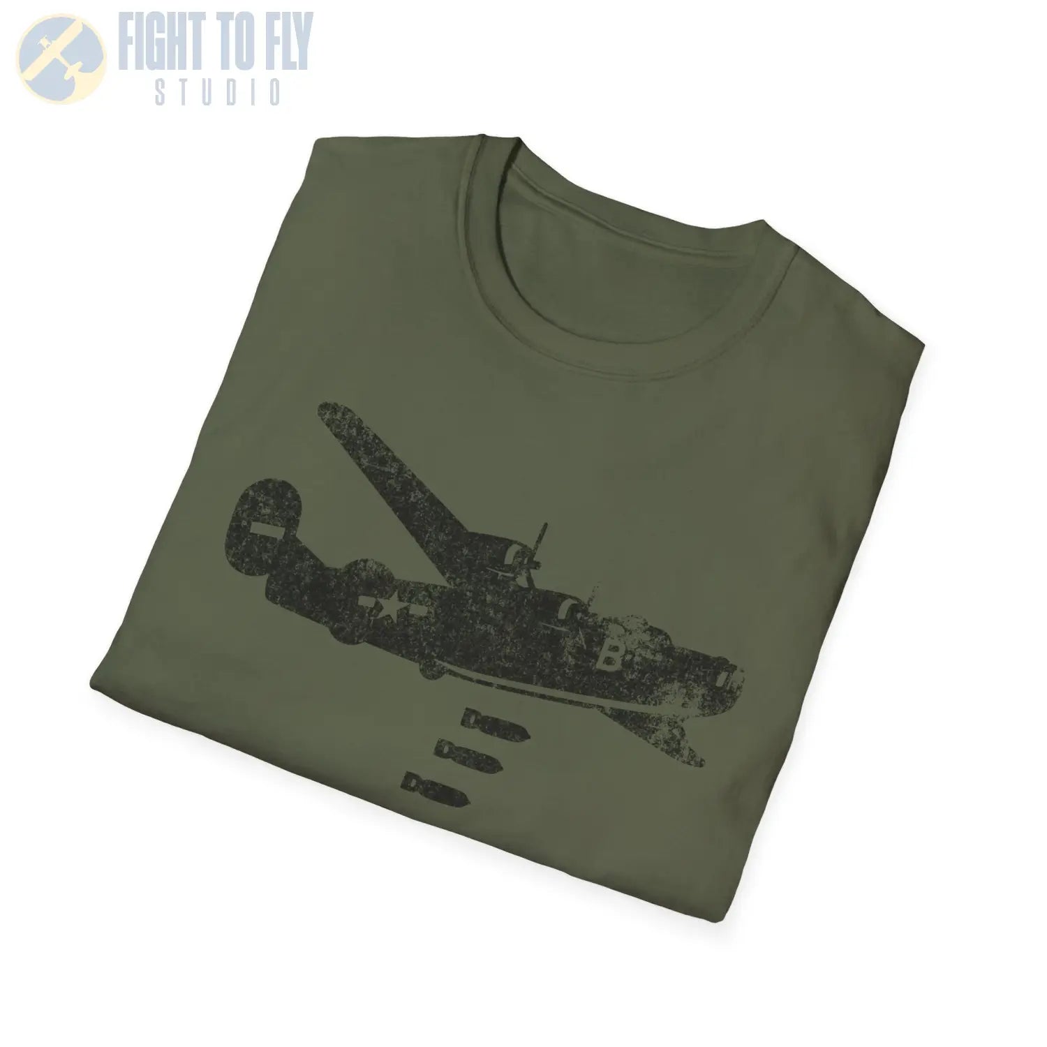 B-24 Liberator “Bomb Run” WWII T-Shirt - Pilot gifts - warbird t-shirt