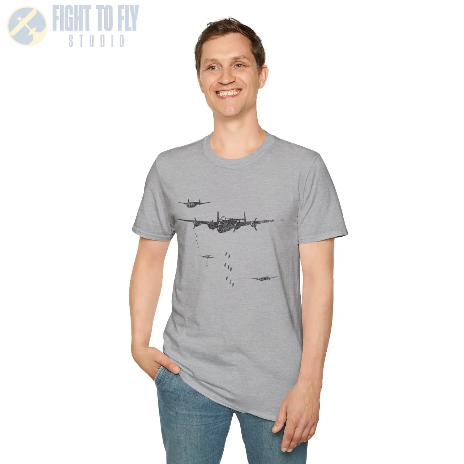 B-24 Liberator “Bomb Run” WWII T-Shirt - Pilot gifts - warbird t-shirt