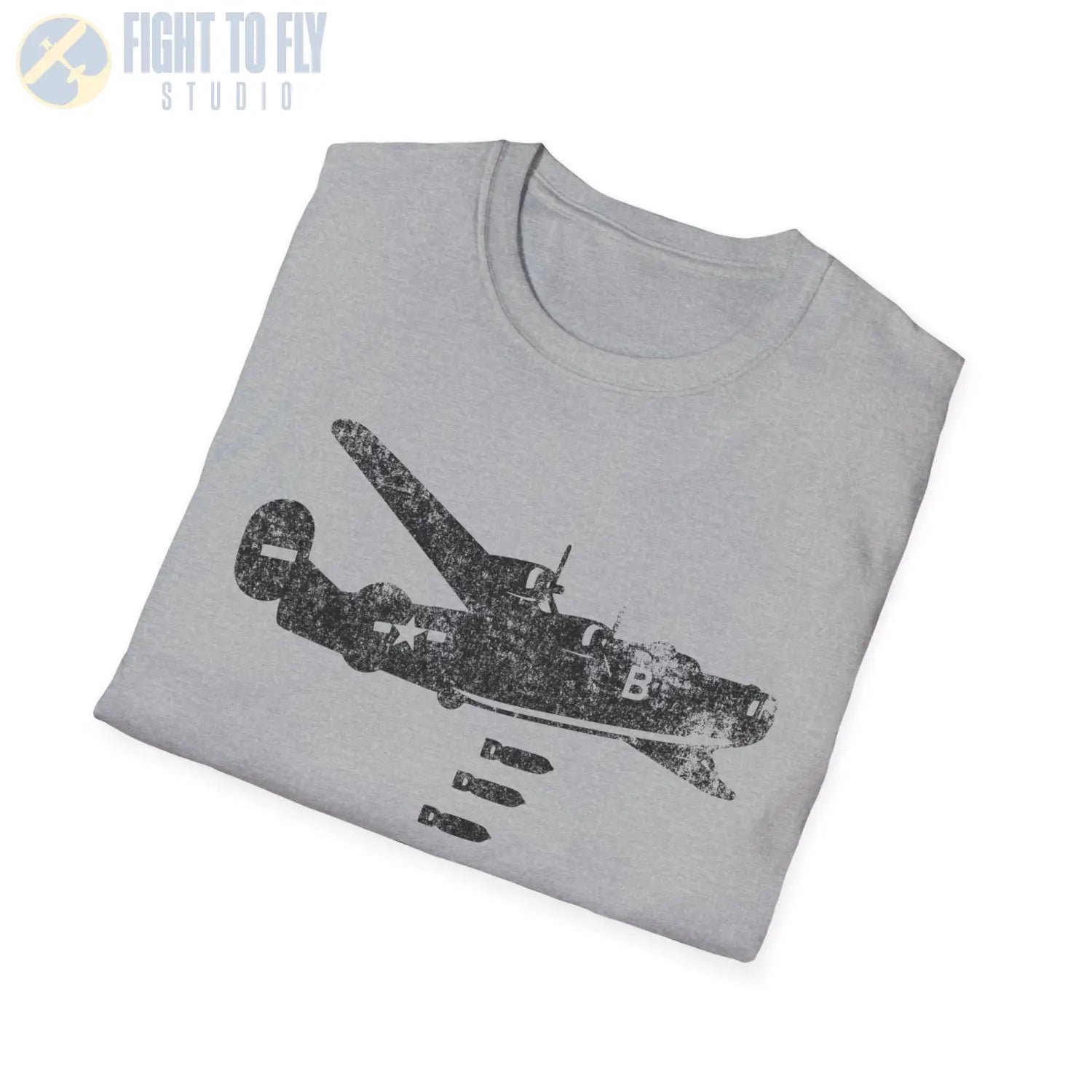 B-24 Liberator “Bomb Run” WWII T-Shirt - Pilot gifts - warbird t-shirt