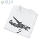 B-24 Liberator “Bomb Run” WWII T-Shirt - Pilot gifts - warbird t-shirt