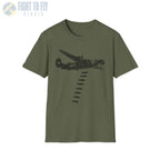 B-24 Liberator “Bomb Run” WWII T-Shirt - Pilot gifts - warbird t-shirt