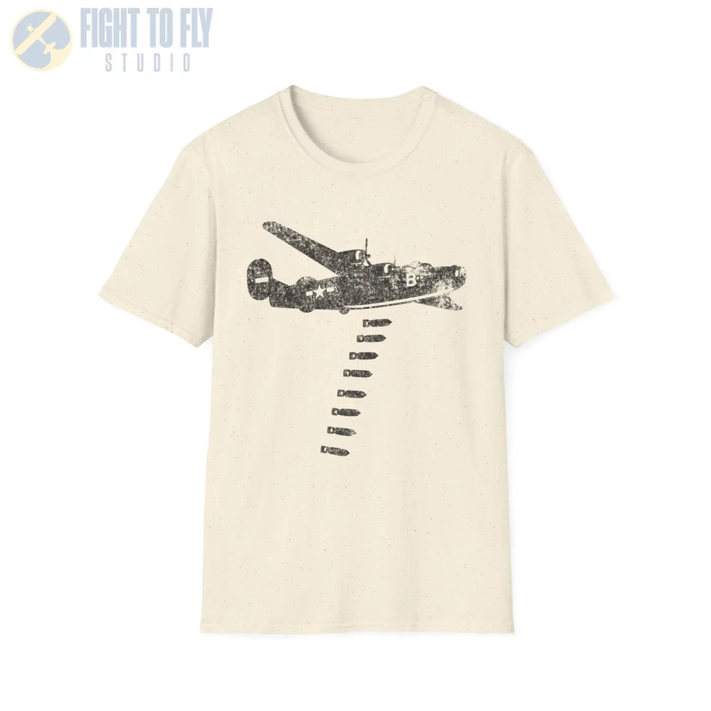 B-24 Liberator “Bomb Run” WWII T-Shirt - Pilot gifts - warbird t-shirt
