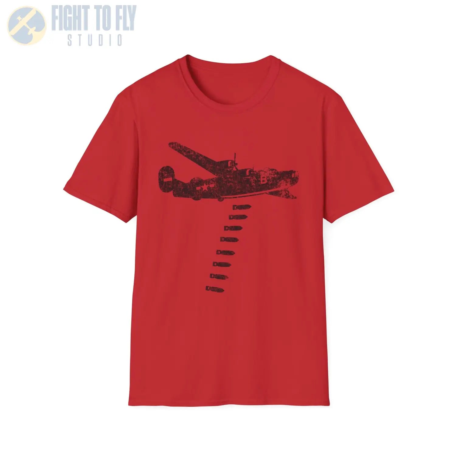 B-24 Liberator “Bomb Run” WWII T-Shirt - Pilot gifts - warbird t-shirt
