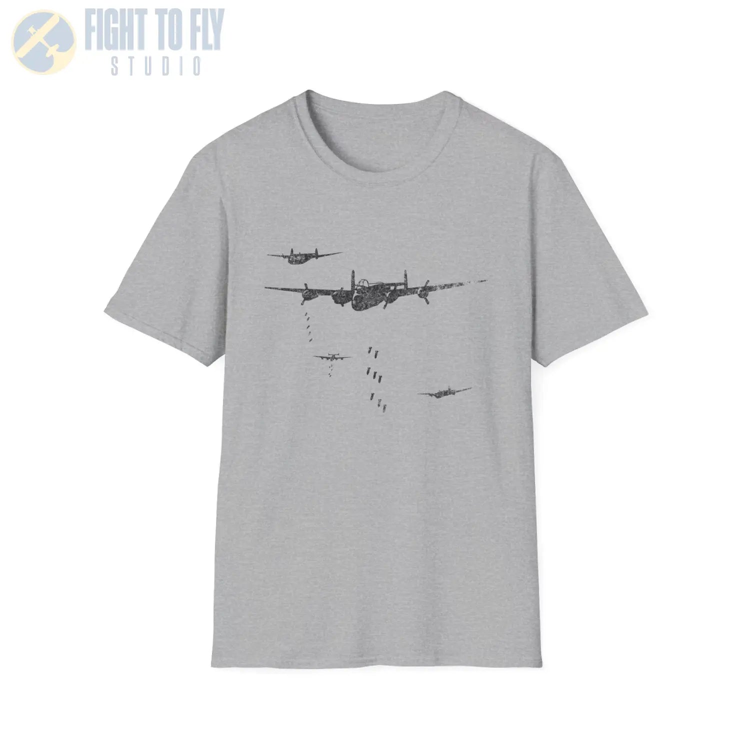 B-24 Liberator “Bomb Run” WWII T-Shirt - Pilot gifts - warbird t-shirt