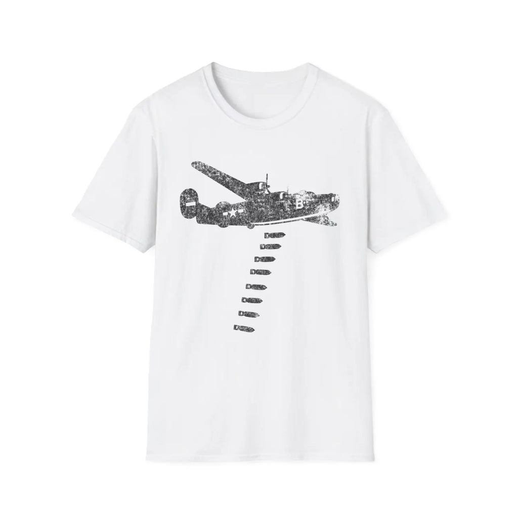 B-24 Liberator “Bomb Run” WWII T-Shirt - Pilot gifts - warbird t-shirt