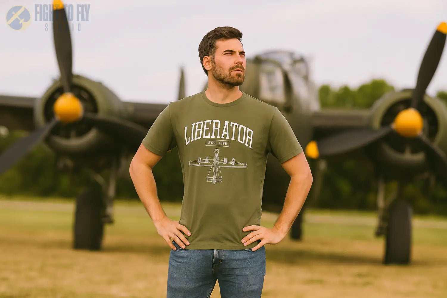 B-24 Liberator - T-Shirt - Pilot gifts - WWII warbird t-shirt