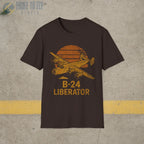 B-24 Liberator “Retro Heritage” WWII T-Shirt - Pilot gifts - warbird t-shirt