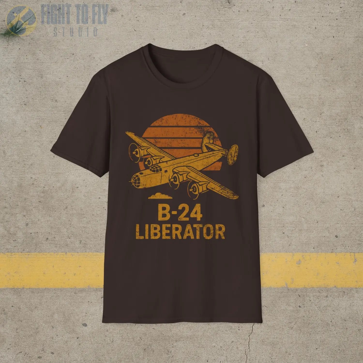 B-24 Liberator “Retro Heritage” WWII T-Shirt - Pilot gifts - warbird t-shirt