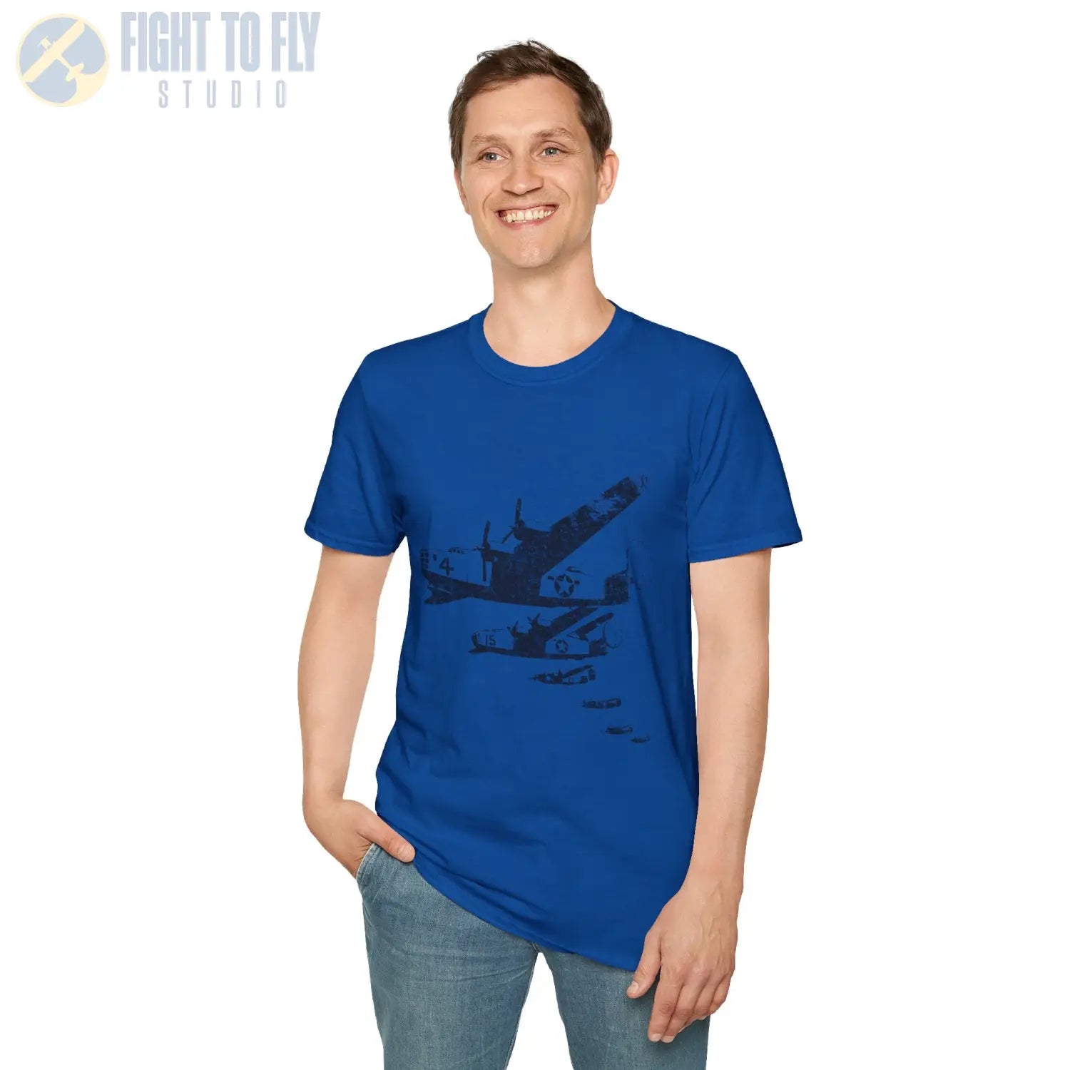 B-24 Liberator “Side Formation” Heritage T-Shirt - Pilot gifts - WWII warbird t-shirt