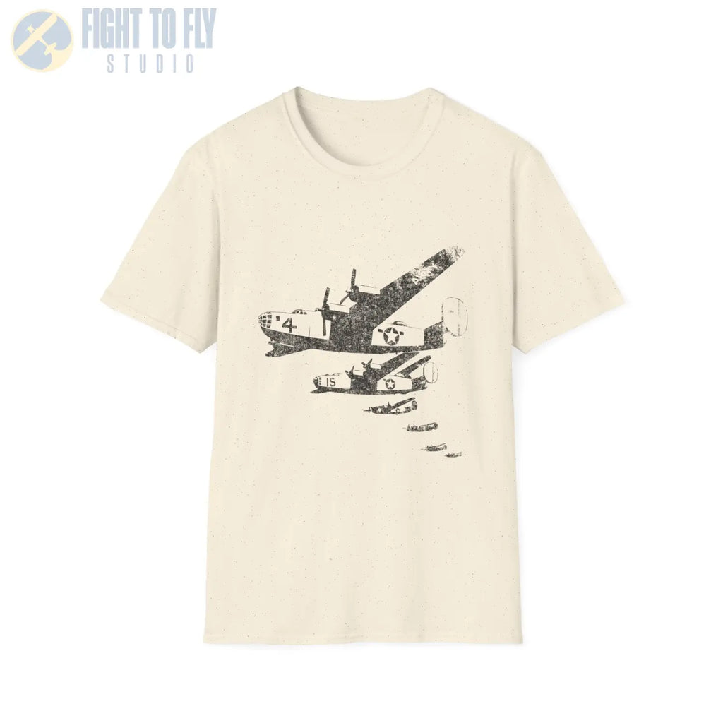 B-24 Liberator “Side Formation” Heritage T-Shirt - Pilot gifts - WWII warbird t-shirt
