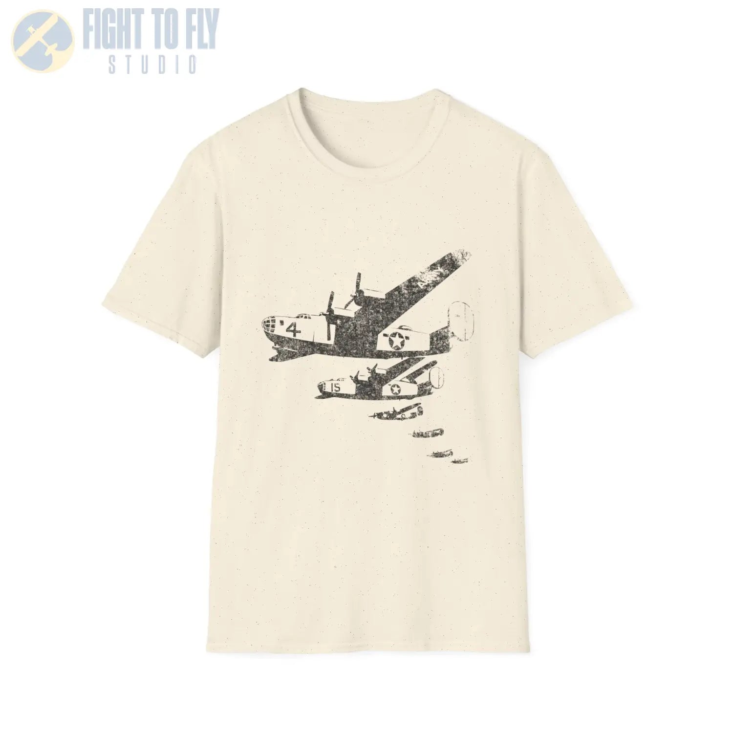 B-24 Liberator “Side Formation” Heritage T-Shirt - Pilot gifts - WWII warbird t-shirt