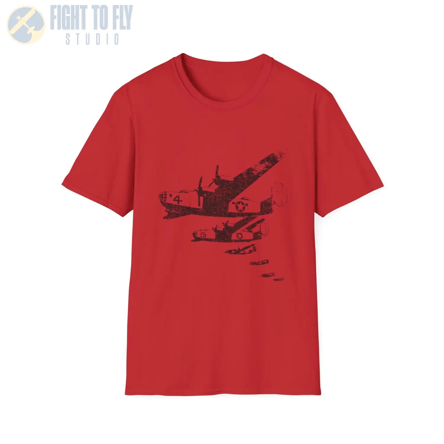 B-24 Liberator “Side Formation” Heritage T-Shirt - Pilot gifts - WWII warbird t-shirt