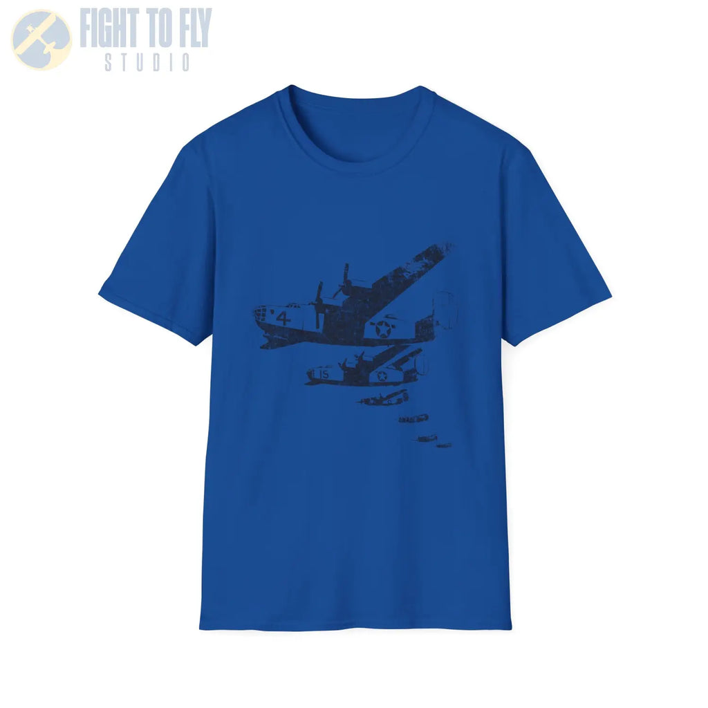 B-24 Liberator “Side Formation” Heritage T-Shirt - Pilot gifts - WWII warbird t-shirt