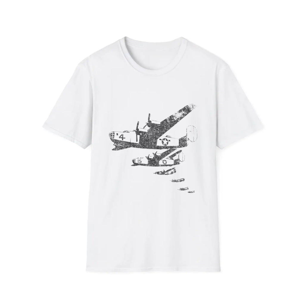 B-24 Liberator “Side Formation” Heritage T-Shirt - Pilot gifts - WWII warbird t-shirt