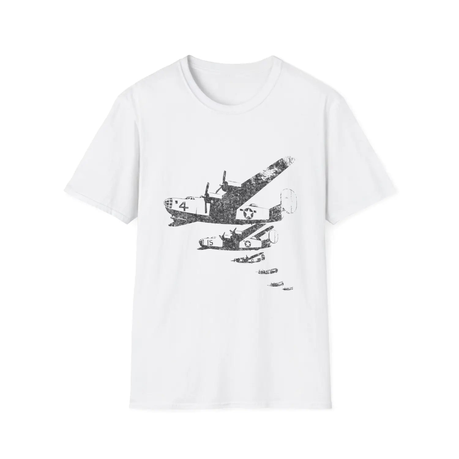 B-24 Liberator “Side Formation” Heritage T-Shirt - Pilot gifts - WWII warbird t-shirt
