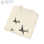 B-24 Liberator “Upward Formation” WWII T-Shirt - Pilot gifts - warbird t-shirt