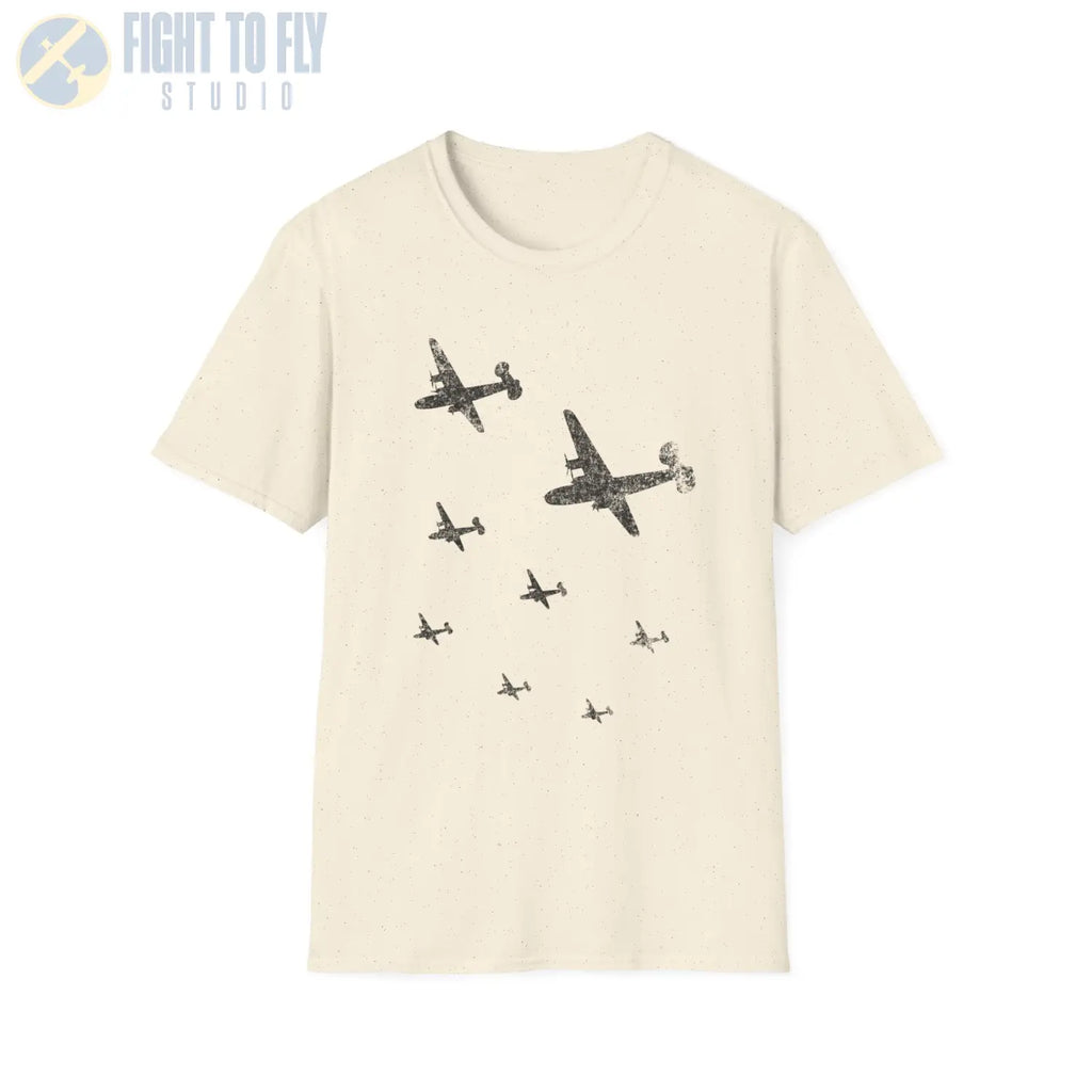 B-24 Liberator “Upward Formation” WWII T-Shirt - Pilot gifts - warbird t-shirt
