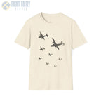 B-24 Liberator “Upward Formation” WWII T-Shirt - Pilot gifts - warbird t-shirt