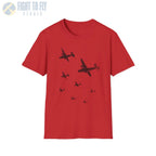 B-24 Liberator “Upward Formation” WWII T-Shirt - Pilot gifts - warbird t-shirt