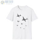 B-24 Liberator “Upward Formation” WWII T-Shirt - Pilot gifts - warbird t-shirt