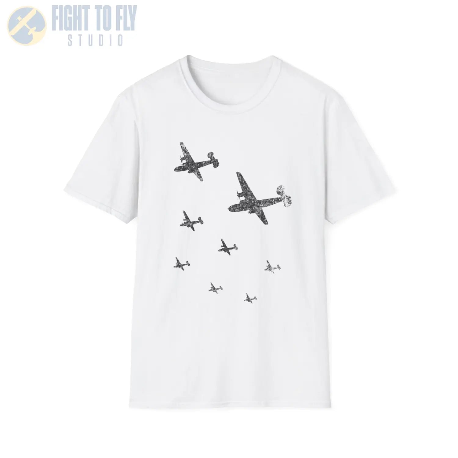 B-24 Liberator “Upward Formation” WWII T-Shirt - Pilot gifts - warbird t-shirt