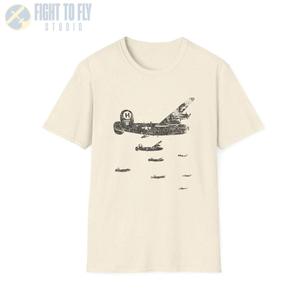 B-24 Liberator “Wings of Freedom” Formation T-Shirt - Pilot gifts - WWII warbird t-shirt