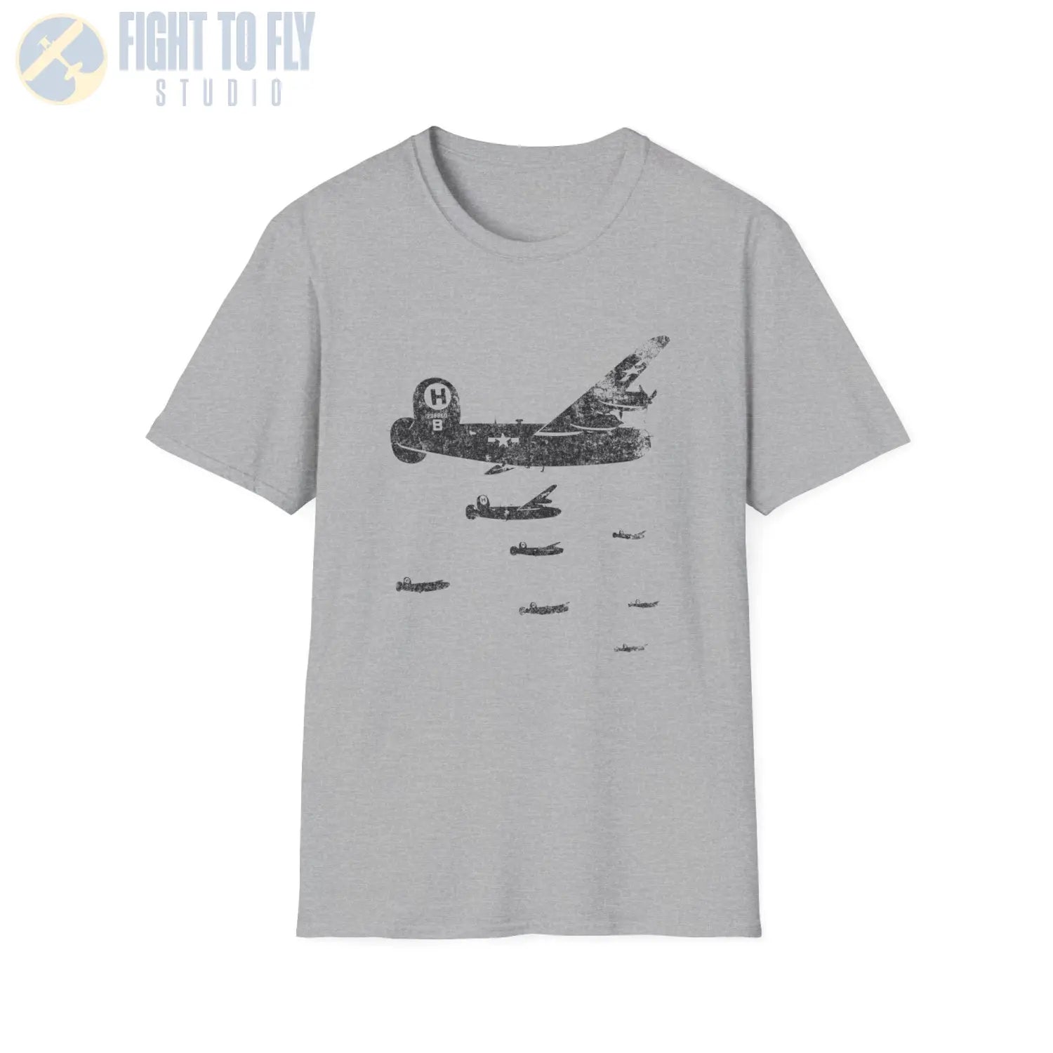 B-24 Liberator “Wings of Freedom” Formation T-Shirt - Pilot gifts - WWII warbird t-shirt