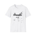B-24 Liberator “Wings of Freedom” Formation T-Shirt - Pilot gifts - WWII warbird t-shirt