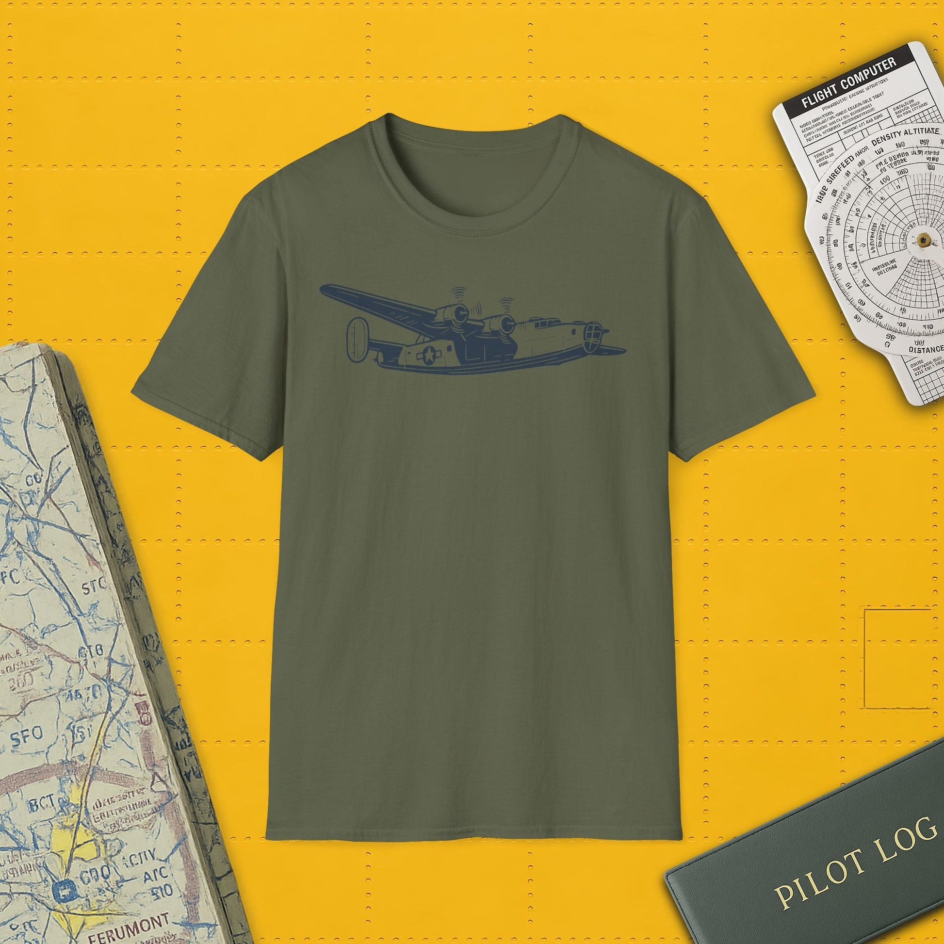 B-24 Premium T-Shirt – Consolidated Liberator WWII Bomber Tee - Pilot gifts - warbird t-shirt