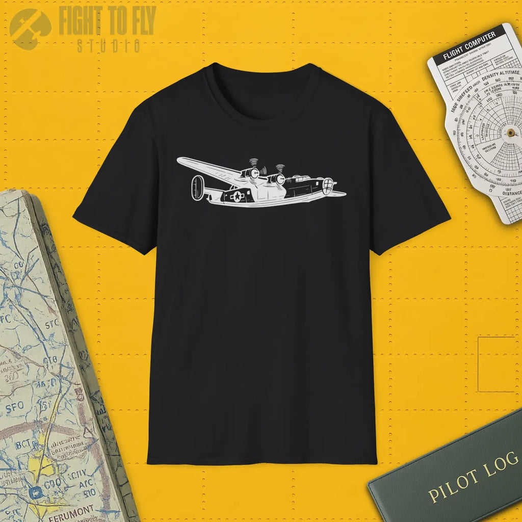 Consolidated B-24 Liberator Premium T-Shirt - Pilot gifts - WWII warbird t-shirt
